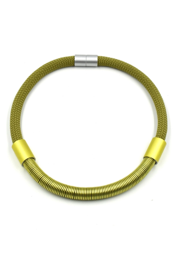 Necklace with Anodised Aluminium Tubes
