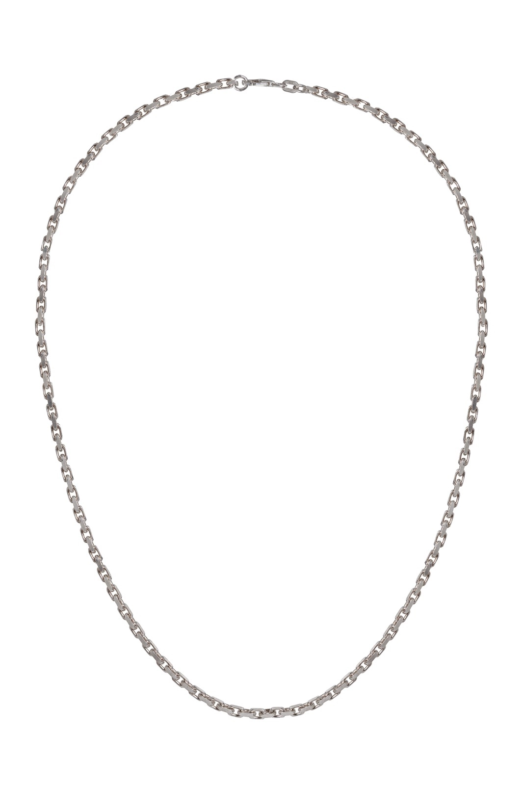 K.And Chunky Sterling Silver Chain Necklace 49cm