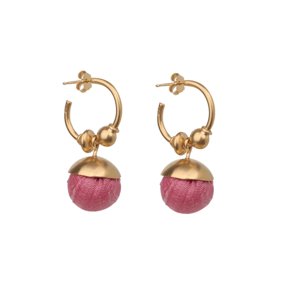 Anatoli Hoops | Dusty Pink