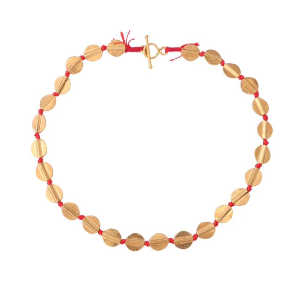 Coins Necklace | Coral