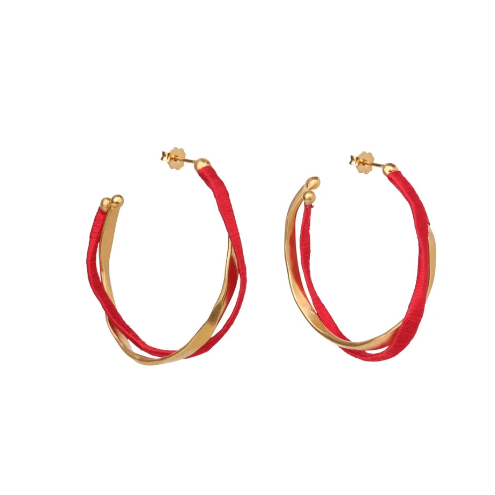 Kyma Hoops | Red
