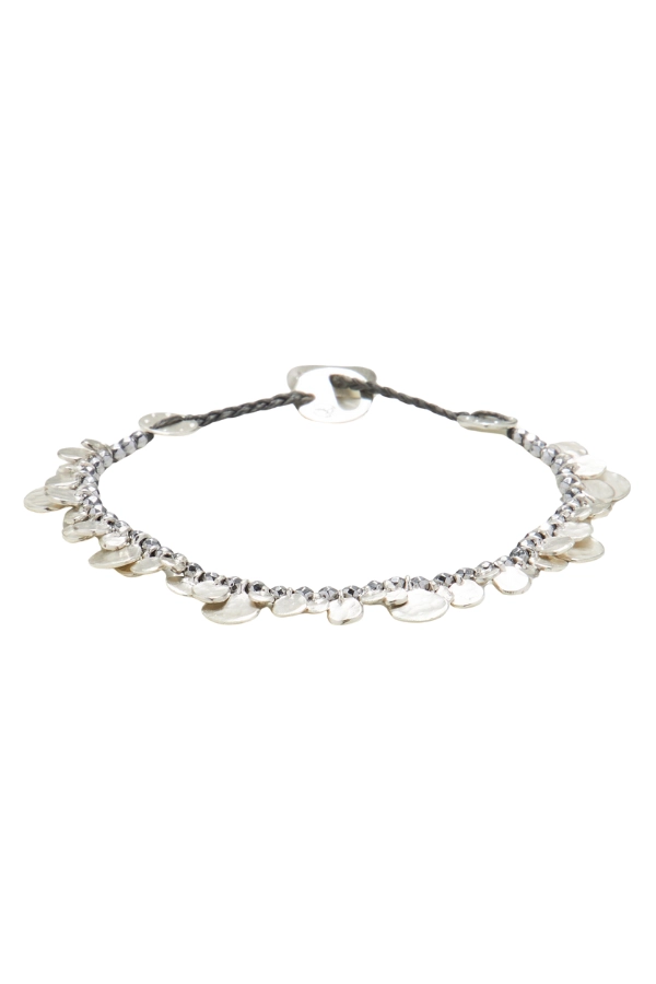 “NOVA” ONE LINE SILVER STATEMENT BRACELET